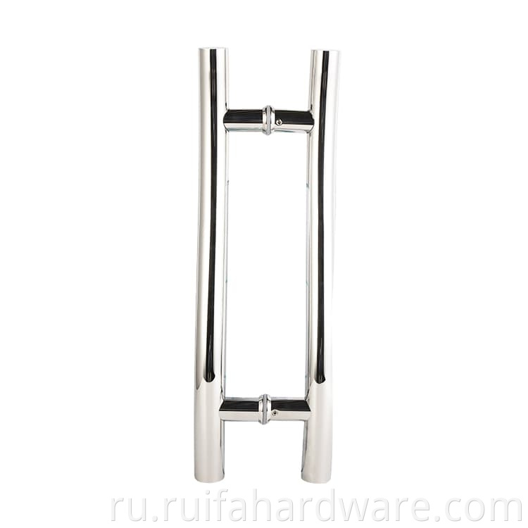 S-shaped Stainless Steel Glass Door Handle (5)